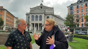 Herbert Hauke und Rudi Dolezal am Gärtnerplatz