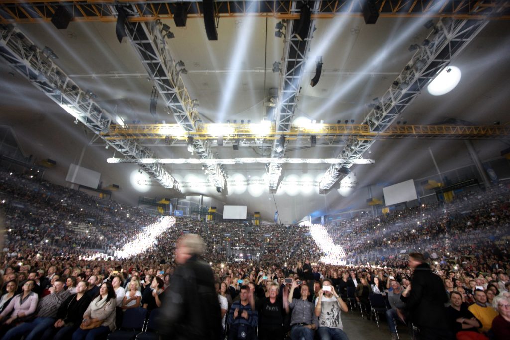 Olympiahalle München bei einem Konzert