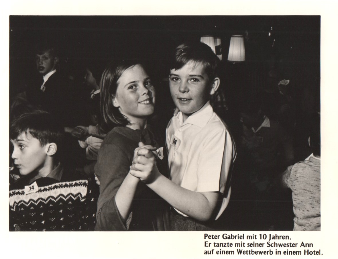 Peter Gabriel mit zehn Jahren