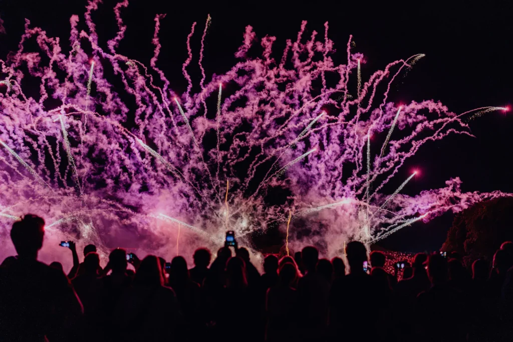 Feuerwerk beim Sommernachtstraum